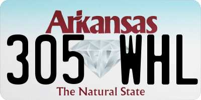 AR license plate 305WHL