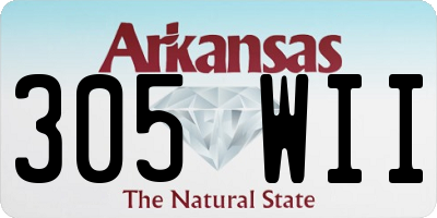 AR license plate 305WII