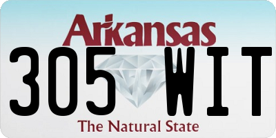 AR license plate 305WIT