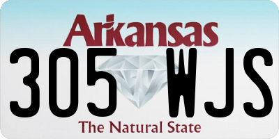 AR license plate 305WJS