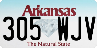 AR license plate 305WJV