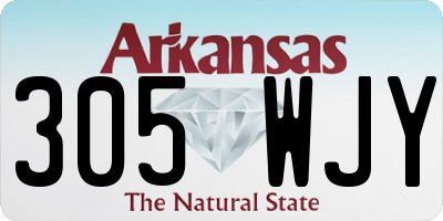 AR license plate 305WJY