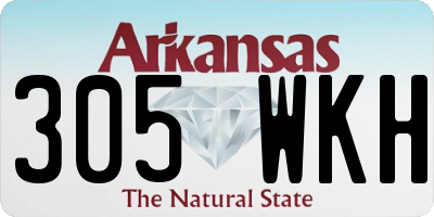 AR license plate 305WKH