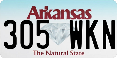 AR license plate 305WKN