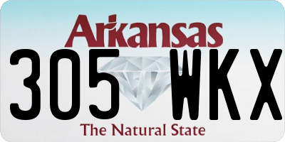 AR license plate 305WKX