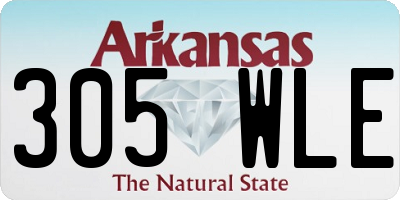 AR license plate 305WLE