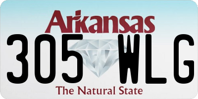 AR license plate 305WLG