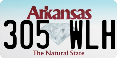 AR license plate 305WLH