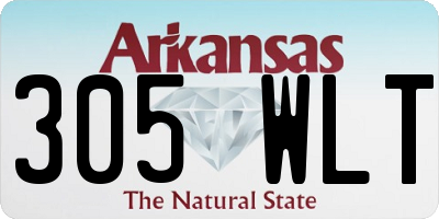 AR license plate 305WLT