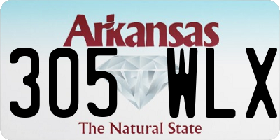 AR license plate 305WLX