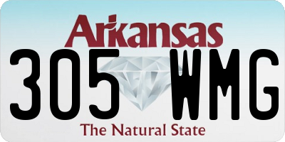 AR license plate 305WMG