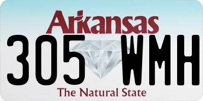 AR license plate 305WMH