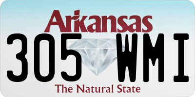 AR license plate 305WMI