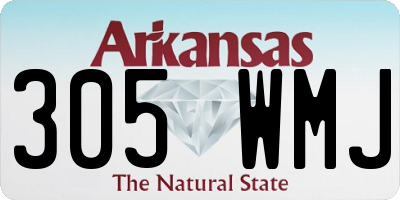 AR license plate 305WMJ