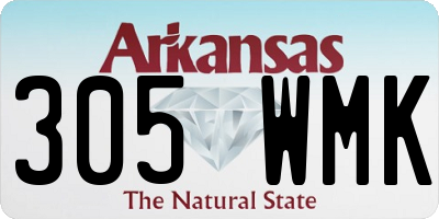 AR license plate 305WMK