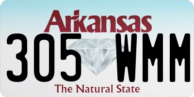 AR license plate 305WMM