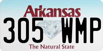 AR license plate 305WMP