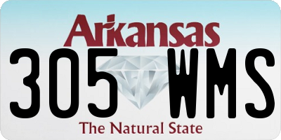 AR license plate 305WMS