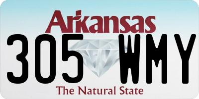 AR license plate 305WMY