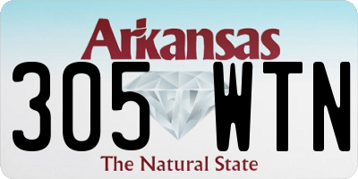 AR license plate 305WTN