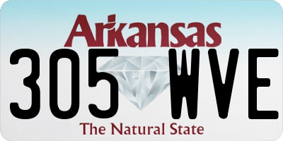 AR license plate 305WVE