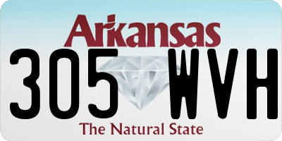 AR license plate 305WVH