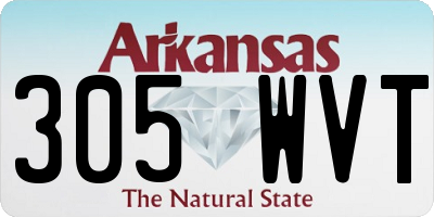 AR license plate 305WVT