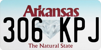 AR license plate 306KPJ