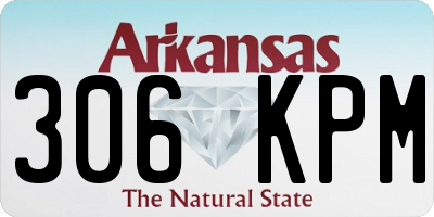 AR license plate 306KPM