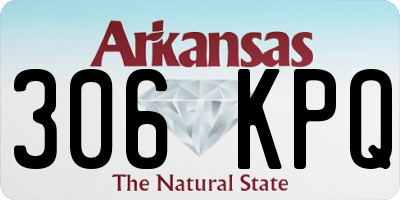 AR license plate 306KPQ