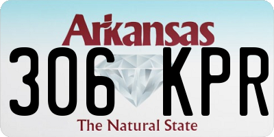 AR license plate 306KPR