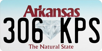 AR license plate 306KPS