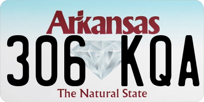 AR license plate 306KQA
