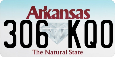 AR license plate 306KQO