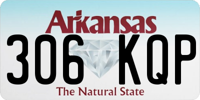 AR license plate 306KQP
