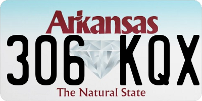 AR license plate 306KQX