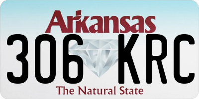 AR license plate 306KRC