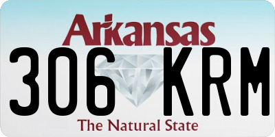AR license plate 306KRM