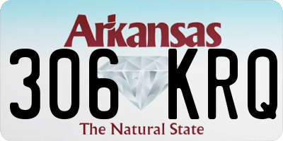 AR license plate 306KRQ
