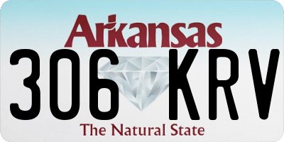 AR license plate 306KRV