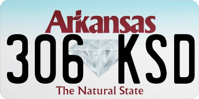 AR license plate 306KSD