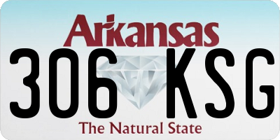 AR license plate 306KSG