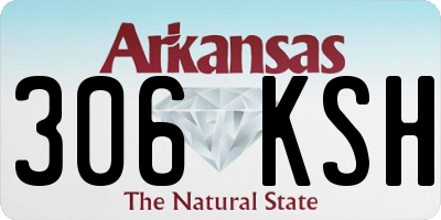 AR license plate 306KSH