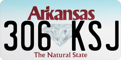 AR license plate 306KSJ