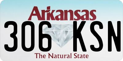 AR license plate 306KSN