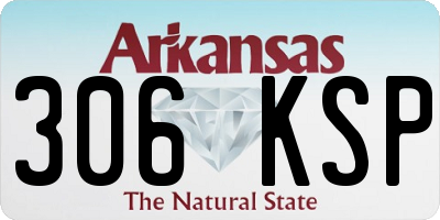 AR license plate 306KSP