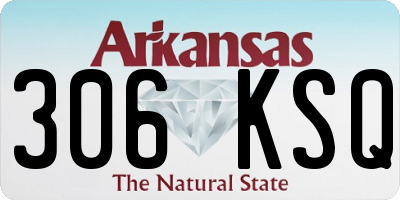 AR license plate 306KSQ
