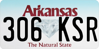 AR license plate 306KSR