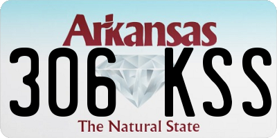 AR license plate 306KSS