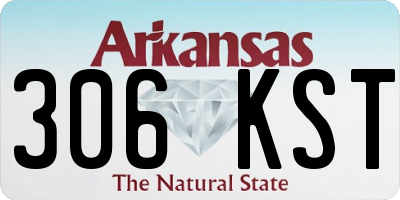 AR license plate 306KST